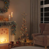 Vidaxl kerstballen 98 st ø3 4 6 cm bruin
