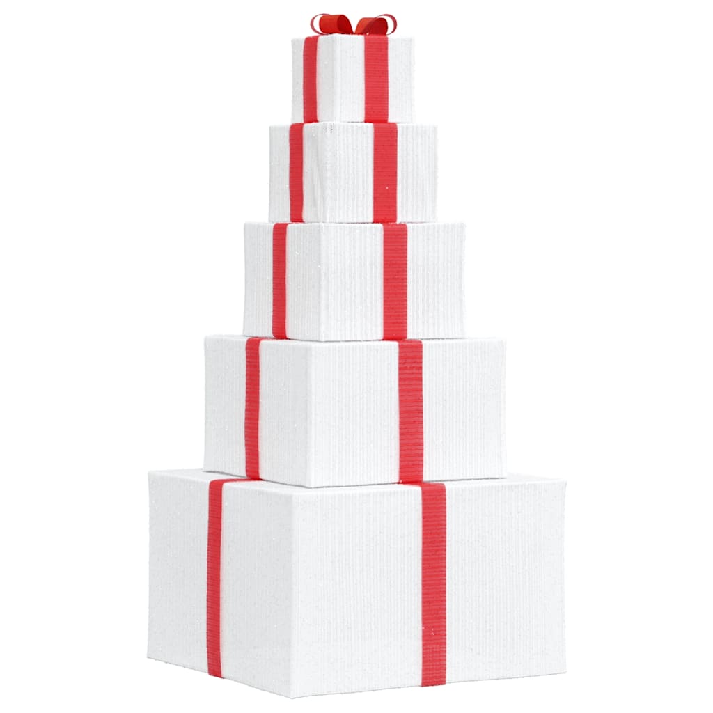 Vidaxl kerstdecoratie geschenkdoos 250 led's warm wit