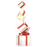 Vidaxl kerstdecoratie geschenkdoos 80 led's warm wit