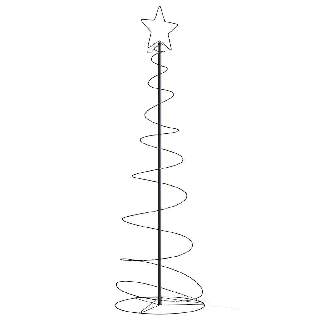 Vidaxl led-kerstboom 120 leds warm wit 180 cm