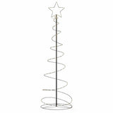 Vidaxl led-kerstboom 120 leds warm wit 180 cm