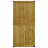 Vidaxl schuifdeur corona 90x210 cm massief grenenhout