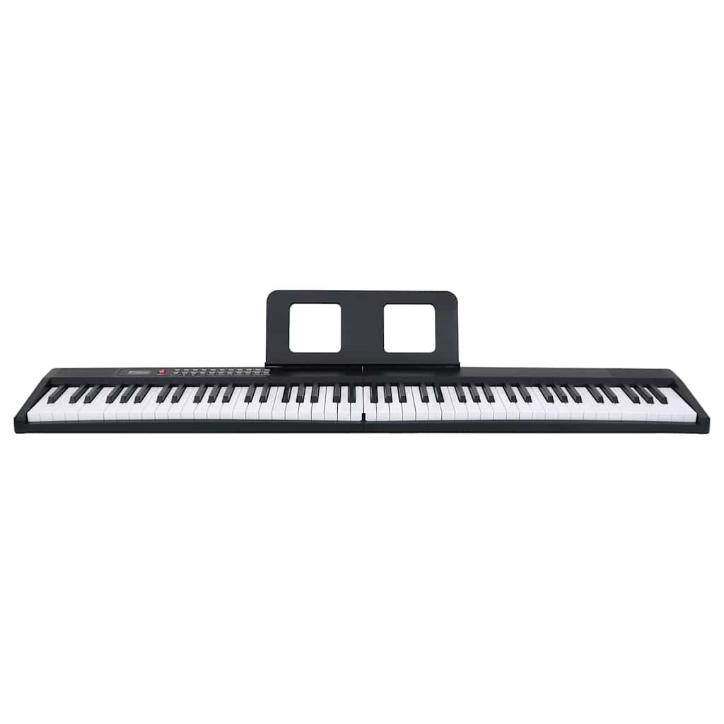 Vidaxl 88 toetsen piano elektrisch toetsenbord met muziekstandaard