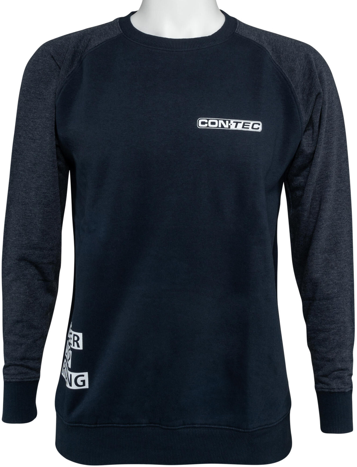 Contec sweatshirt met lange mouwen never stop riding ct sweatshirt never stop riding size s blue grey
