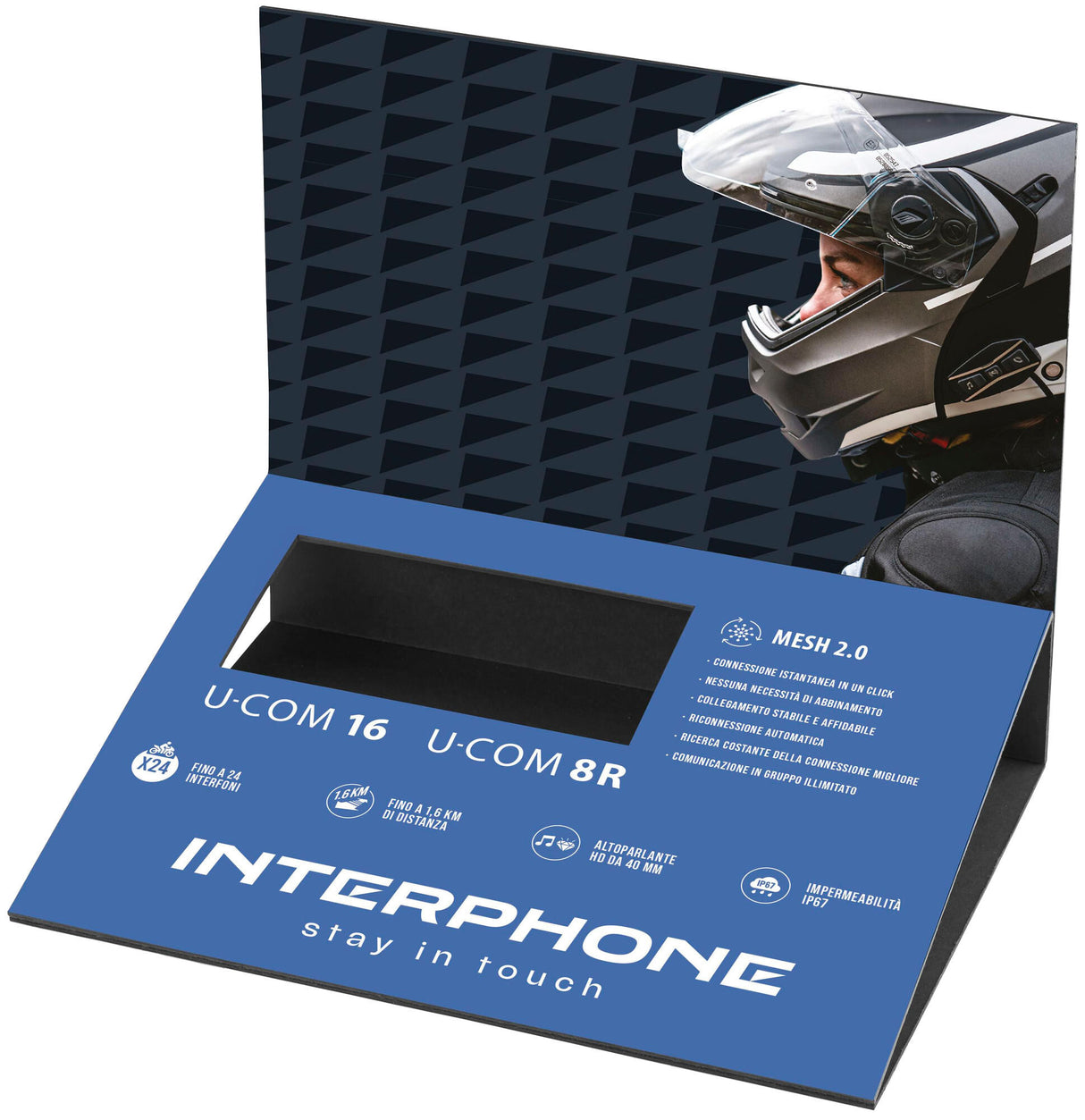 Interphone verkoopdisplay display counter display u-com 8r,