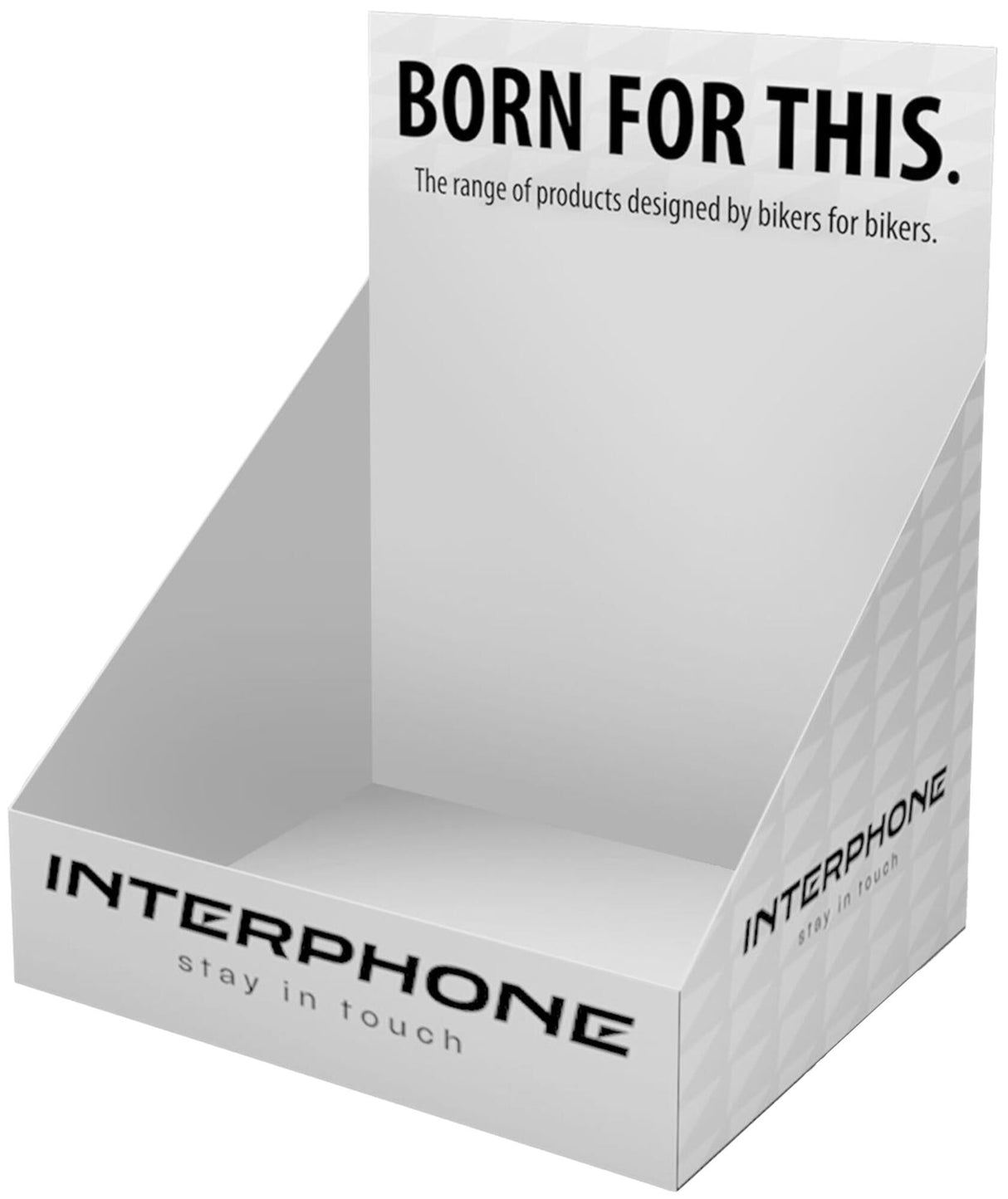 Interphone verkoopdisplay display cardboard display com.sys