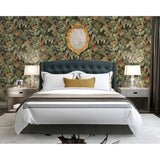 Dutch wallcoverings behang bird-of-paradise zwart