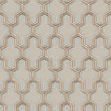 Dutch wallcoverings behang geometric goudkleurig en groen