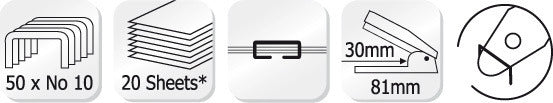 Kangaro k-7306003 nietmachine le-10f rood flat clinch