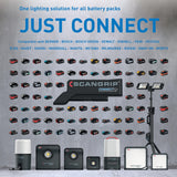 Scangrip adapter connector adapter 18v battery hazet f.work lights
