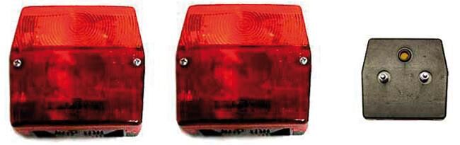 Aspöck minipoint achterlicht tail light aspoeck 2pcs. minipoint 99x93x49