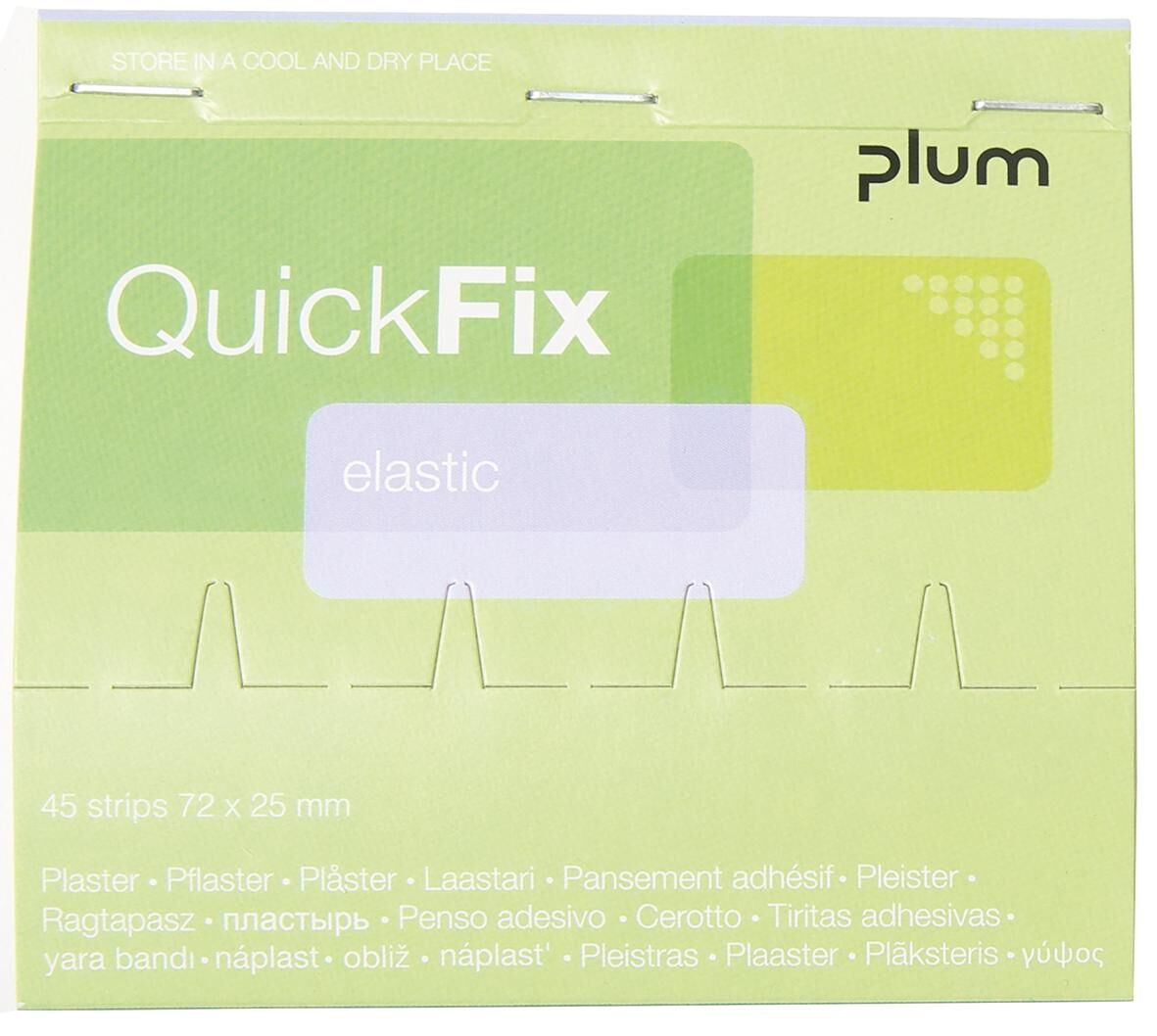 Plum pleister elastic