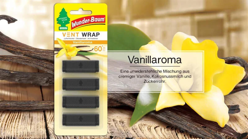 Wunder-baum air freshener vent vanill aroma