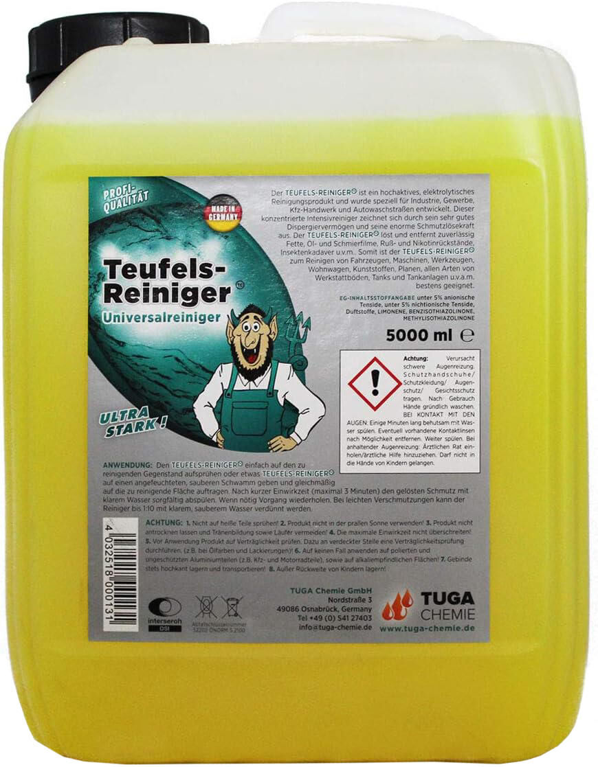 Tuga chemie universeel reiniger teufelsreiniger devil's cleaner 5l tuga