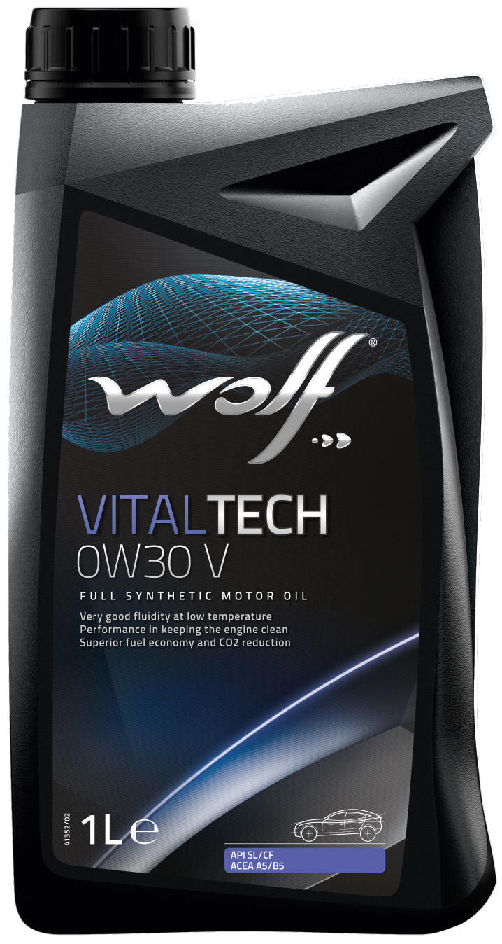 Wolf motorolie vitaltech v . motoroil 0w30 1l vitaltech v