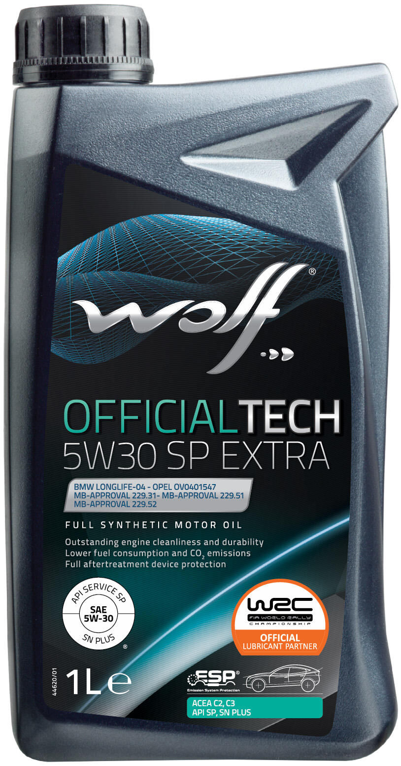 Wolf motorolie officialtech sp-extra . motoroil 5w30 1l off.tech sp extra