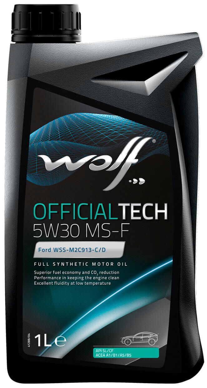 Wolf motorolie officialtech ms-f . motoroil 5w30 1l off.tech ms-f