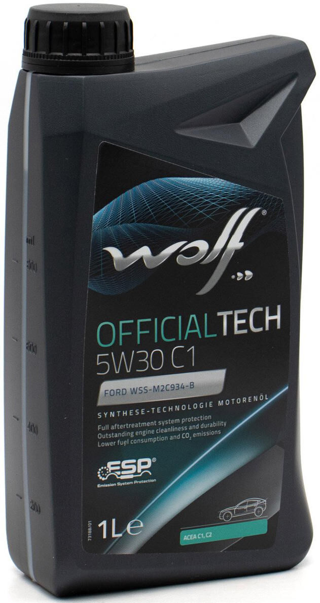 Wolf motorolie officialtech c1 . motoroil 5w30 1l off.tech c1