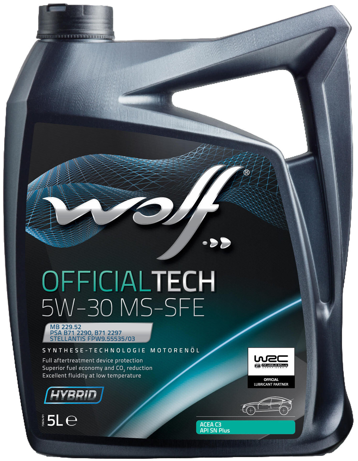 Wolf motorolie officialtech ms-sfe . motoroil 5w30 5l off.tech ms-sfe