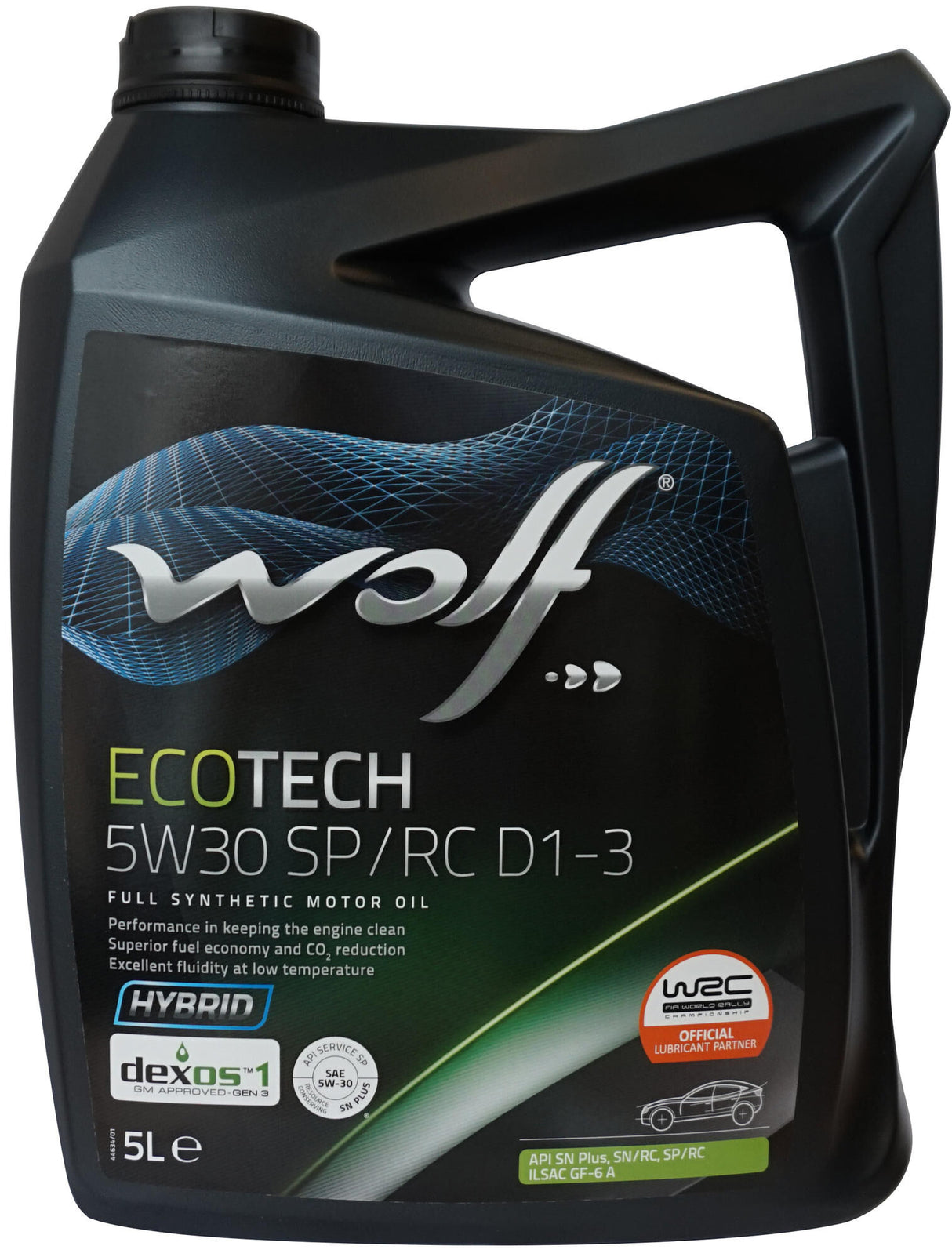 Wolf motorolie ecotech sp rc d1-3 . motoroil 5w30 5l ecotech sp rc d1-3