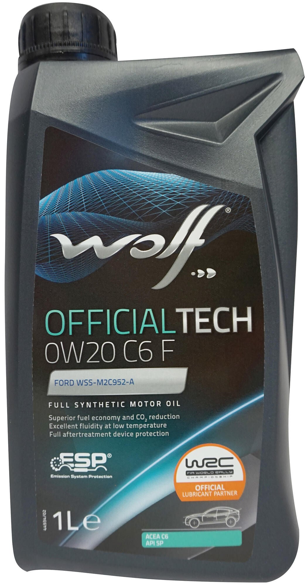 Wolf motorolie officialtech c6 f . motoroil 0w20 1l off.tech c6 f