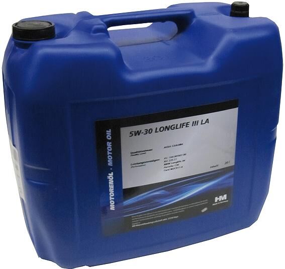 Hm motorolie longlife iii la . motor oil 5w30 longlife iii la 20 ltr.