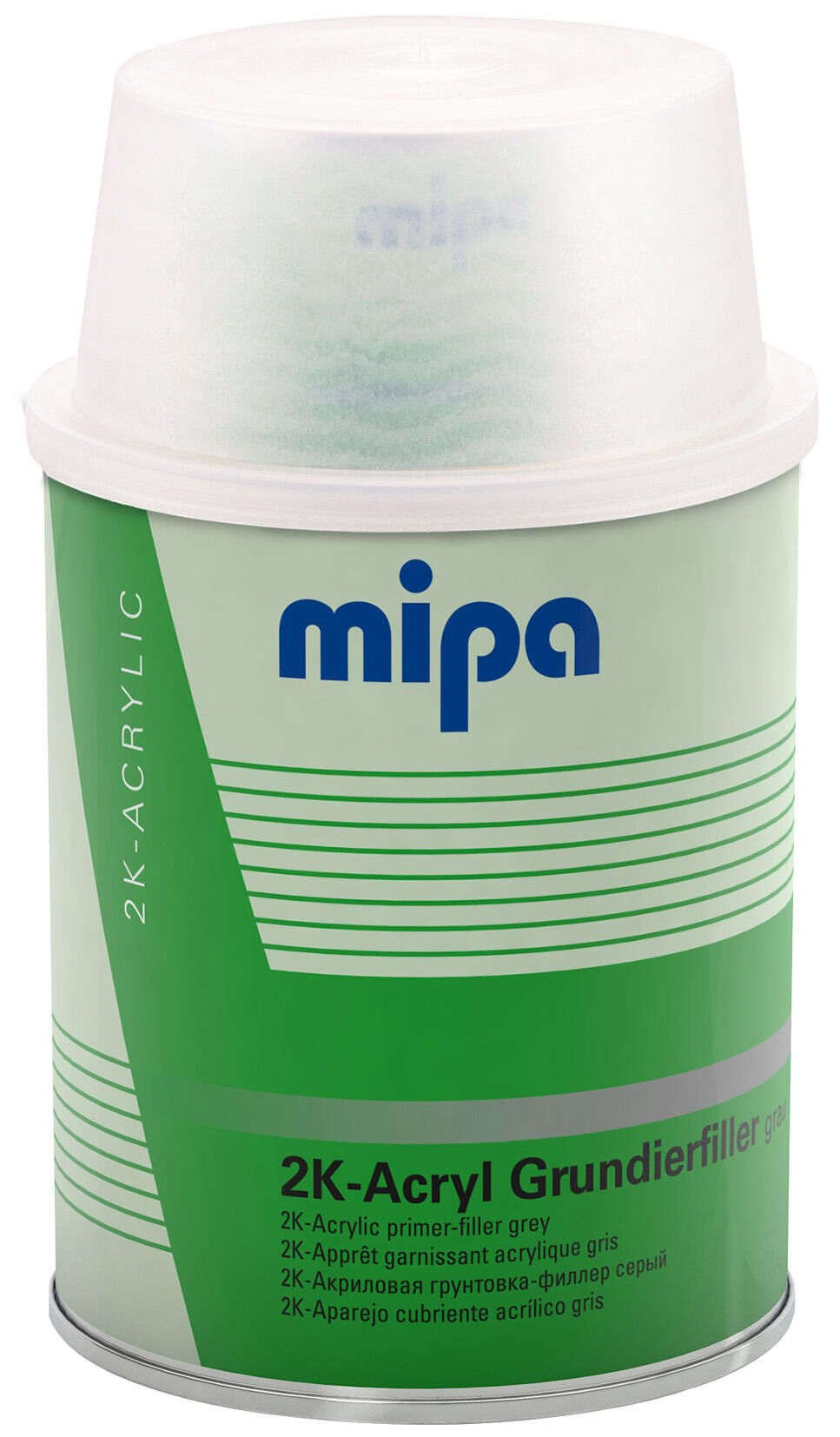 Mipa 2k-acryl-primer-filler 2k acryl primer filler grijs 1 ltr.