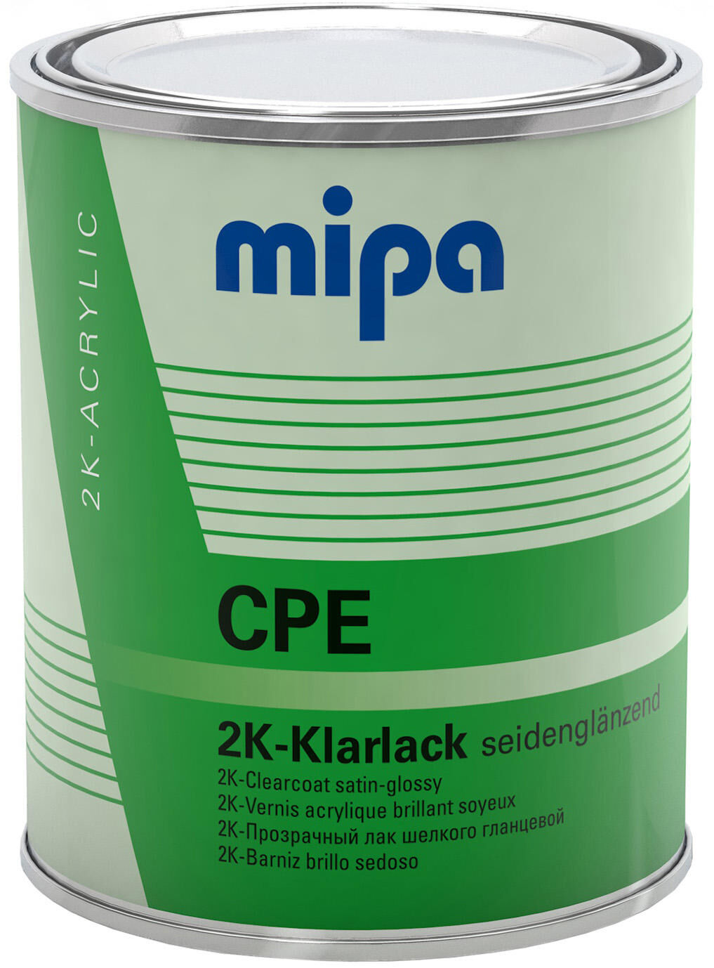 Mipa blanke lak cpe 2k clear paint cpe 1 ltr.
