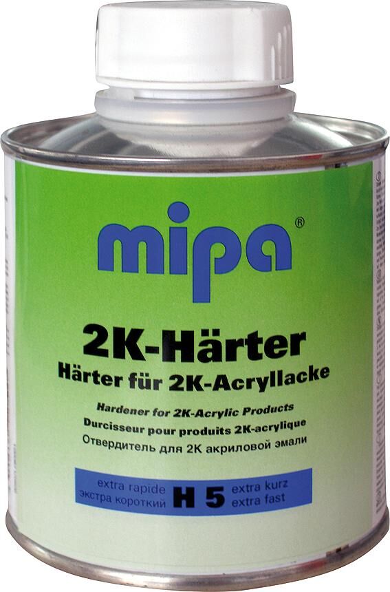 Mipa 2k-verharder h 5 ds.2k-hardener h5 1000ml extra short