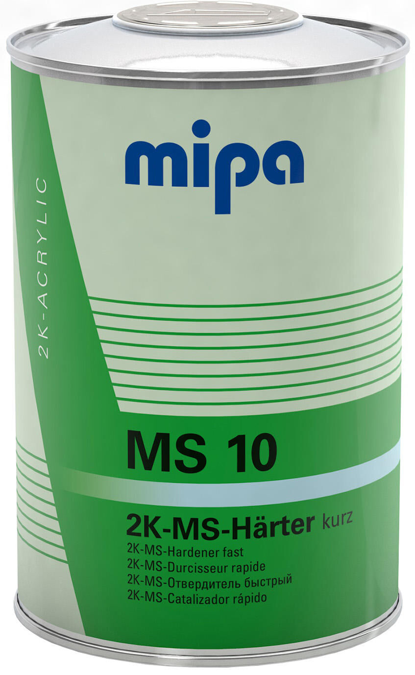 Mipa 2-k verharder ms 10 2k-acryl-verharder kort , hs-kwaliteit ds.2k-haerter ms10 1000ml short