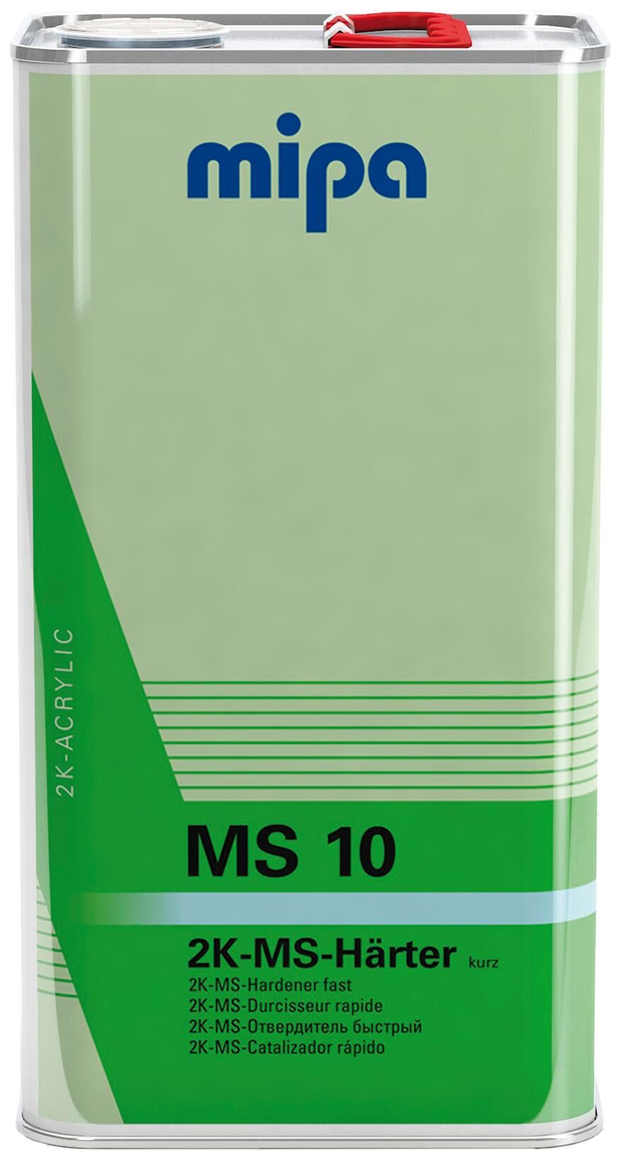 Mipa 2-k verharder ms 10 2k-acryl-verharder kort , hs-kwaliteit 2-k-ms-hardener ms10 5ltr