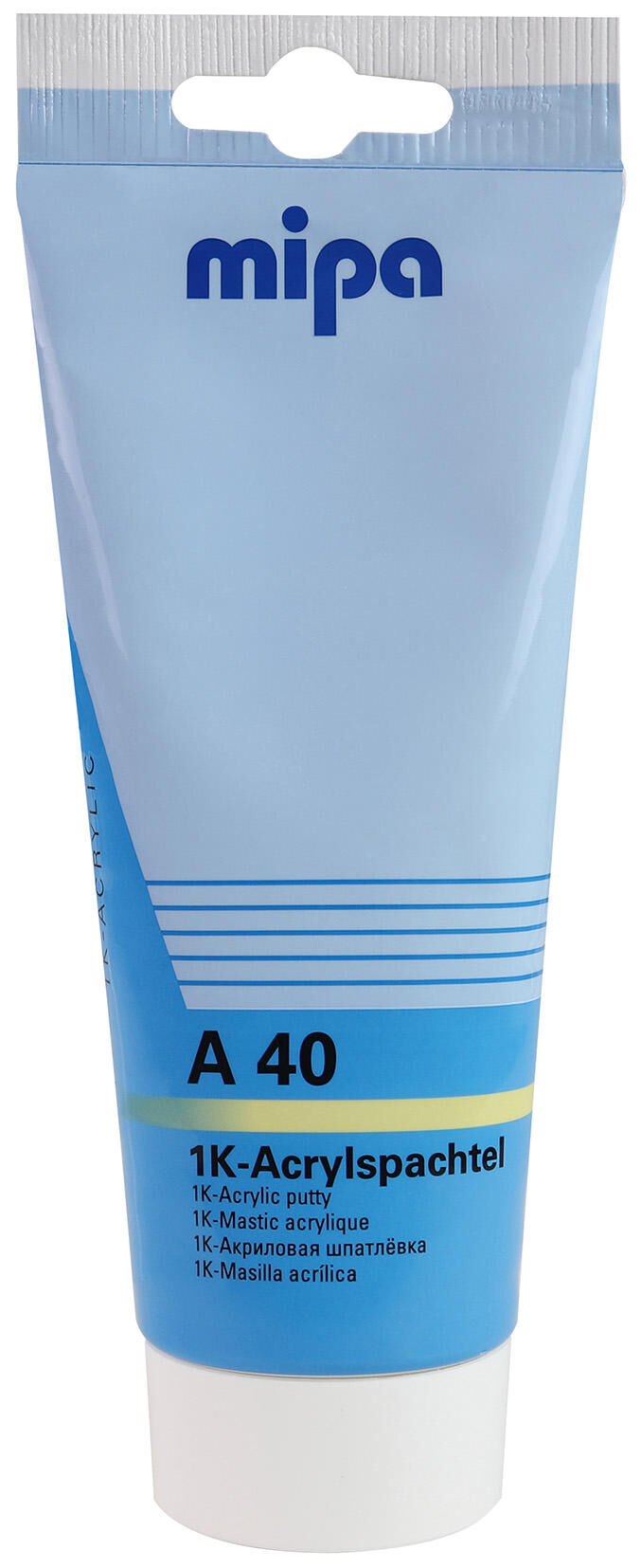 Mipa 1k acryl plamuur a40 tb putty 250gr. a40