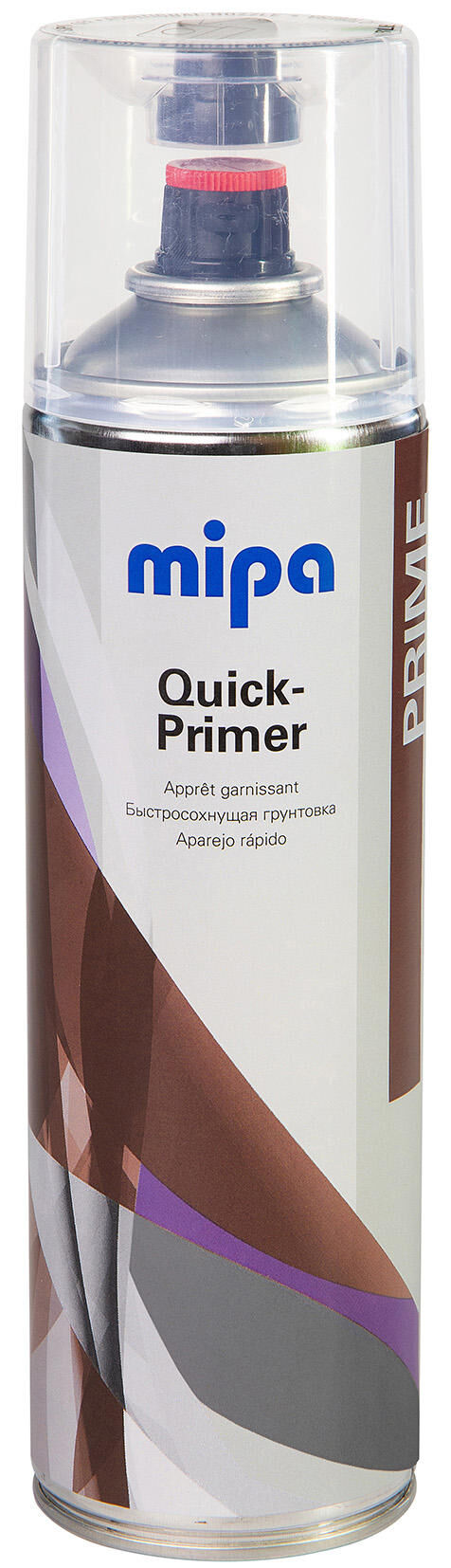 Mipa vulmiddel voor grondverf primer spray . quick-primer-spray 500ml dark gray