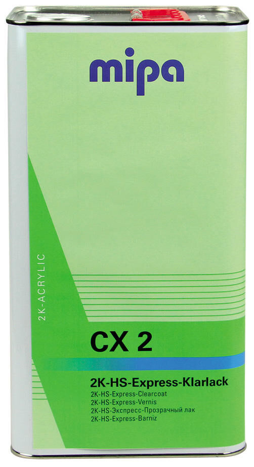 Mipa blanke lak cx 2 . 2k express clear paint cx 5l
