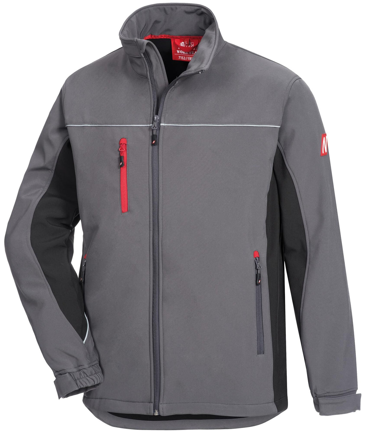 Nitras safety nitras softshelljas motion tex light softshell jacket gr. xl motion tex light gray sw