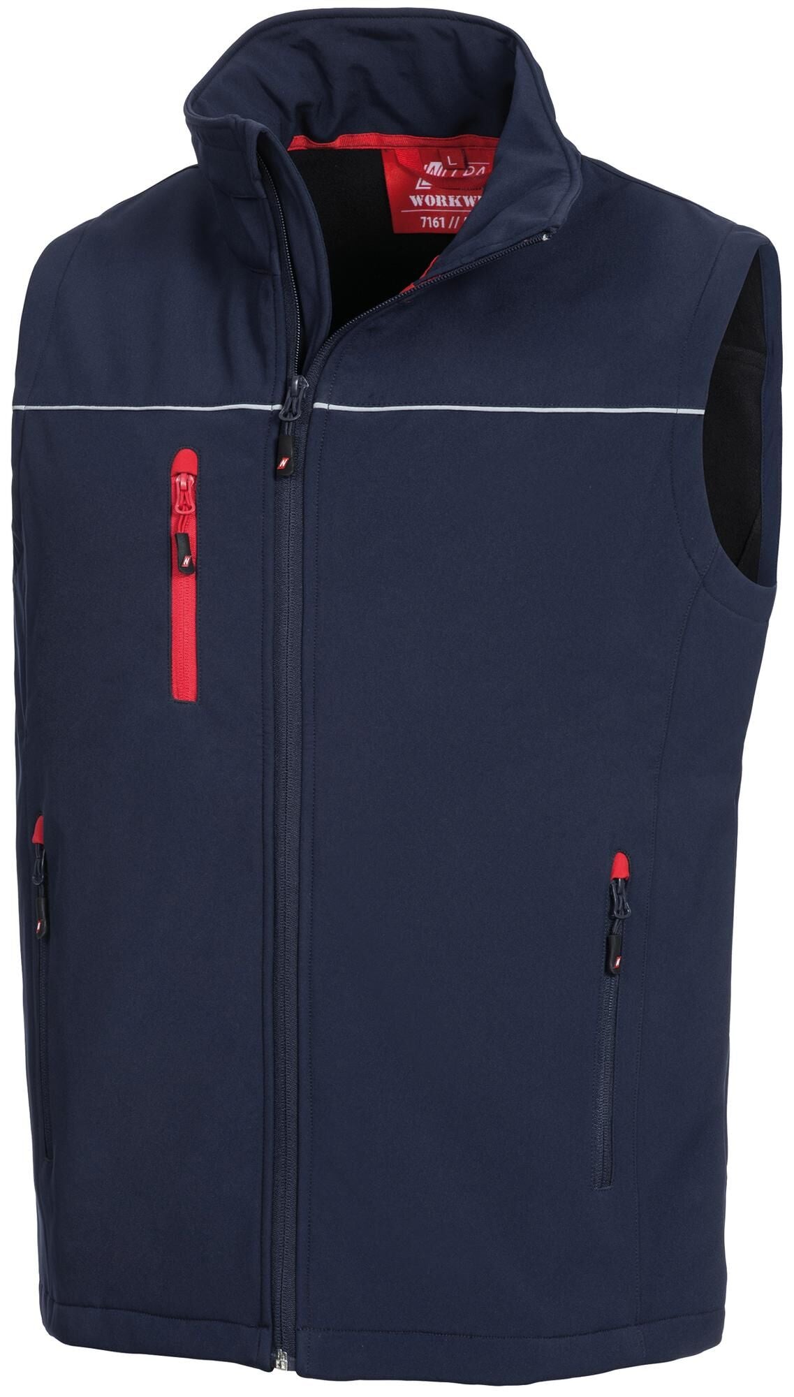 Nitras safety nitras softshellvest motion tex light softshell vest gr. xl motion tex light blue