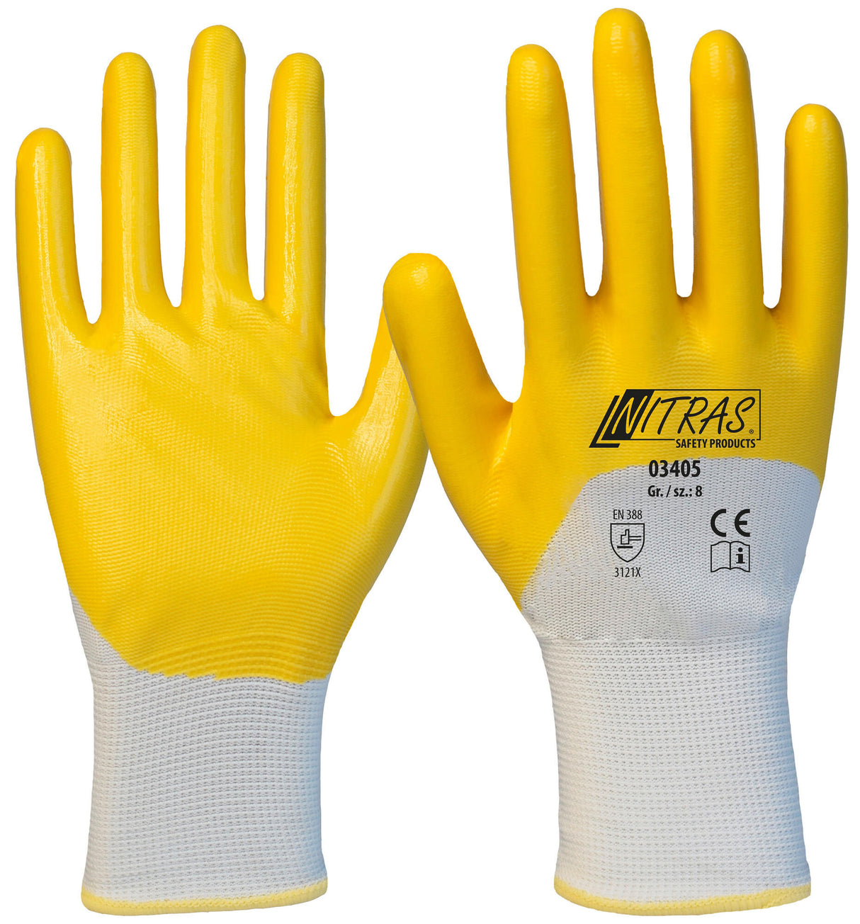 Nitras safety nitras nitril handschoen nitrile glove size 9 nitras