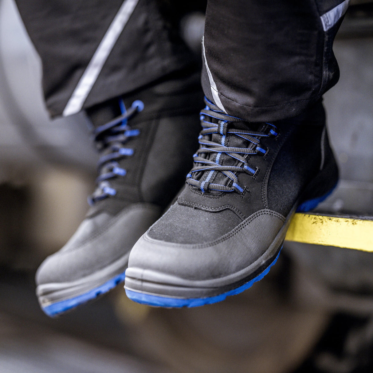 Nitras safety nitras laars solid step mid safety boots gr. 43 solid step mid blue