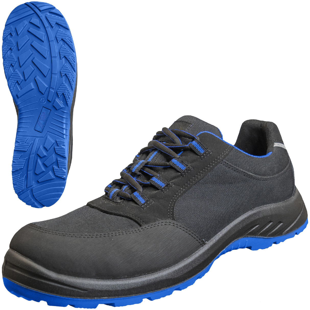 Nitras safety nitras lage schoen solid step safety shoes gr. 40 nitras solid step blue