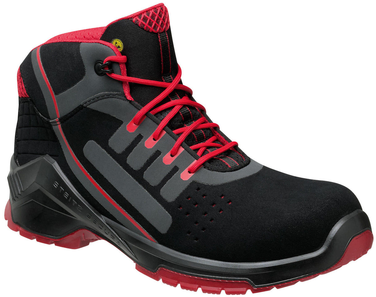 Steitz secura hoge werkschoen vd pro 1760 esd rot safety boots gr. 44 red vd pro 1760 esd nb