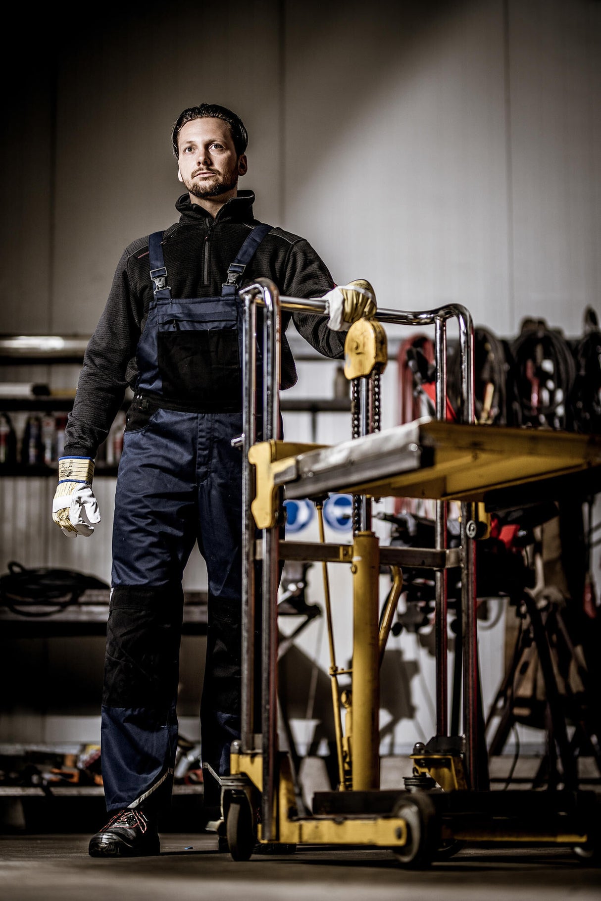 Nitras safety nitras motion tex plus salopette dungarees nitras mot.tex plus 54 marine blue black