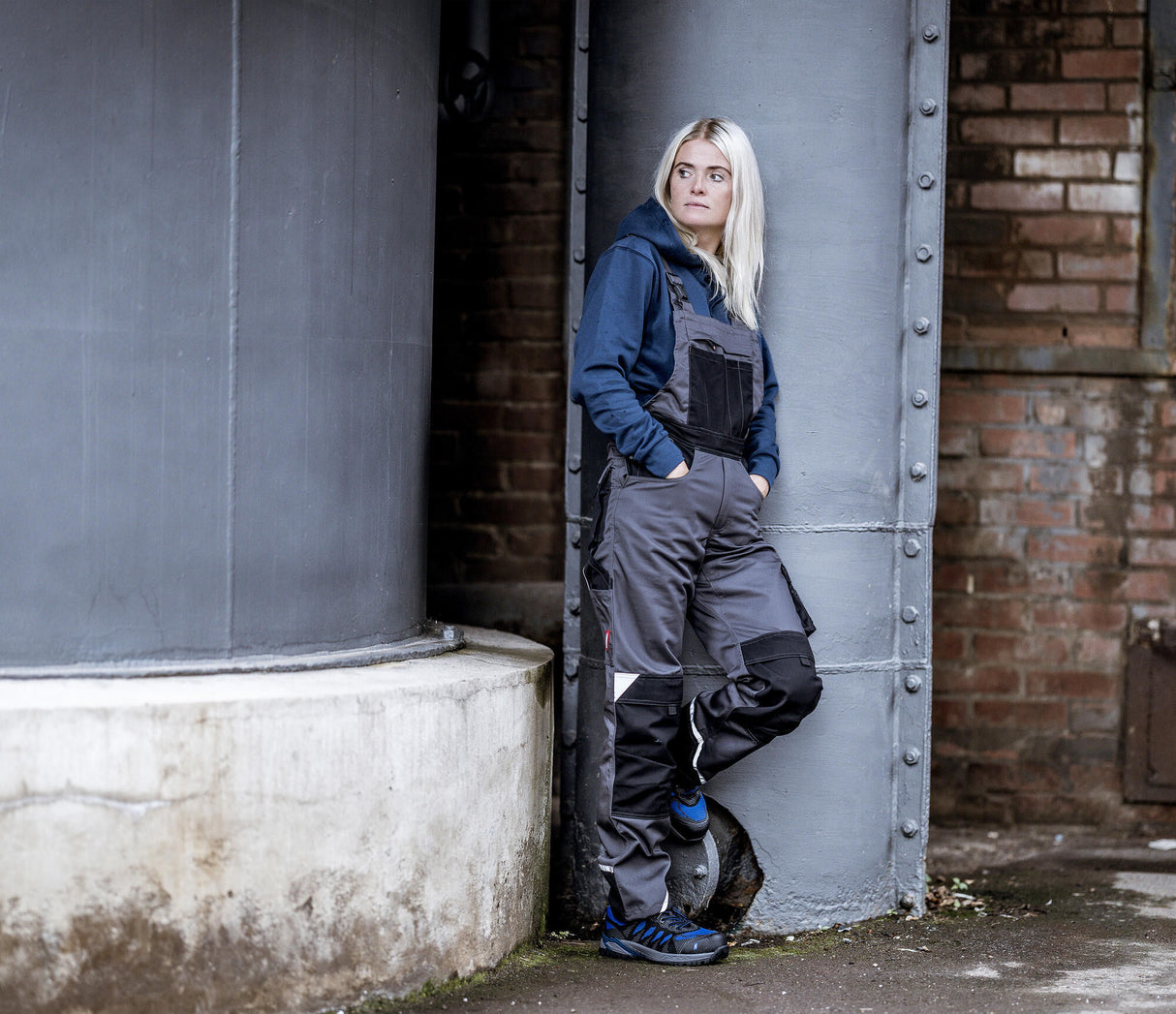 Nitras safety nitras motion tex plus salopette dungarees nitras mot.tex plus 48 grey black