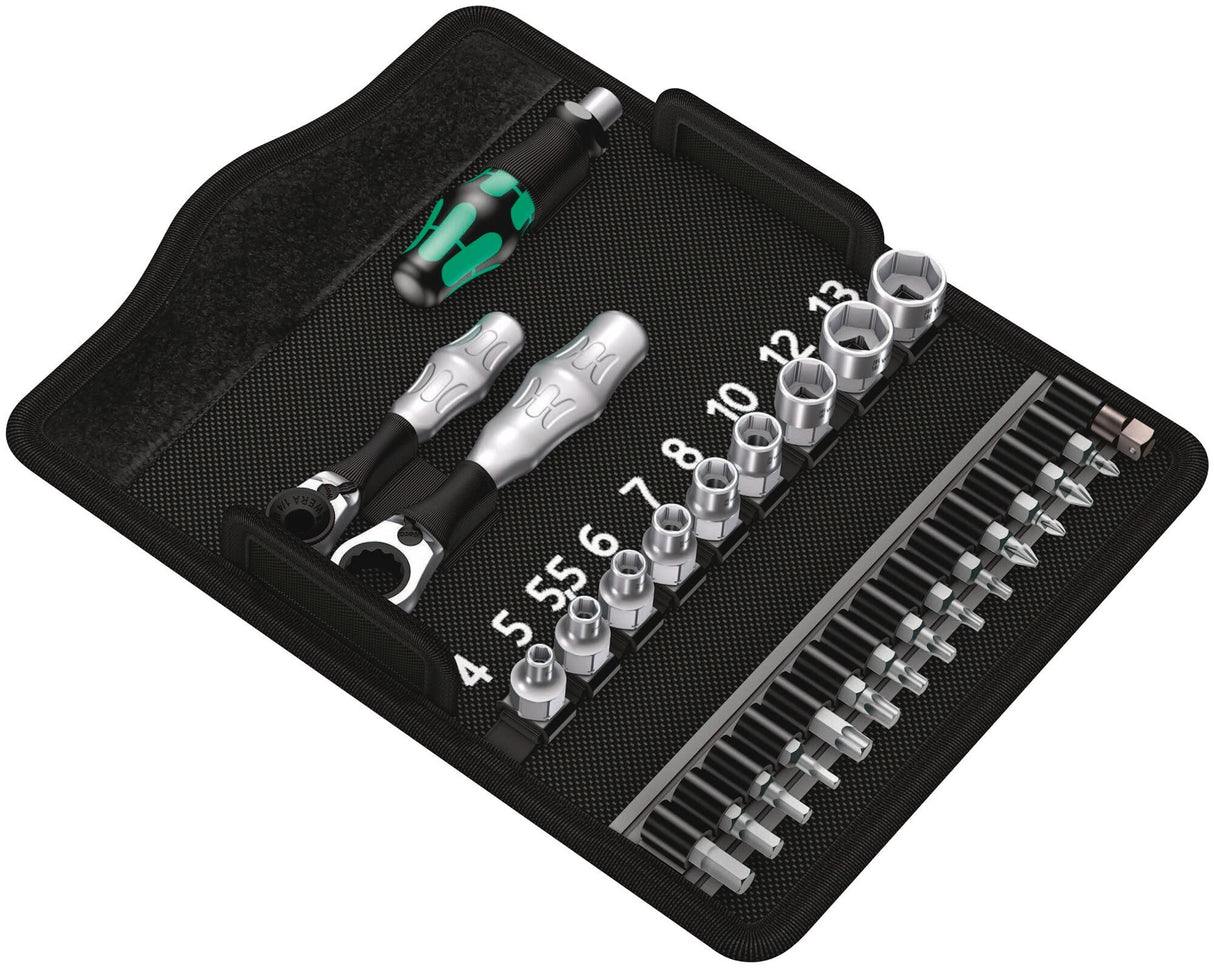 Wera dopsleutel set "kraftform kompakt zyklop mini 2" kk kompakt cyclops mini 2 wera