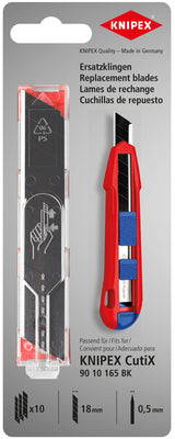 Knipex cutix reserve mesjes spare blades, 10 pieces f. 62878012