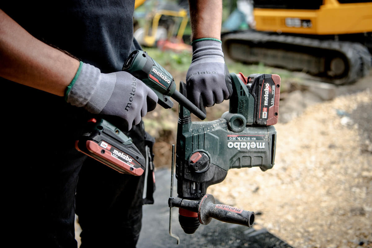 Metabo uitblaaspistool bp 18 ltx bl van battery blowgun bp 18 ltx bl