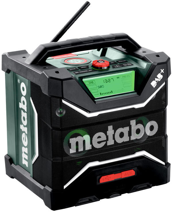 Metabo werfradio rc 12-18 32w bt dab+ . battery-powered site radi r12-18 32w bt dab+