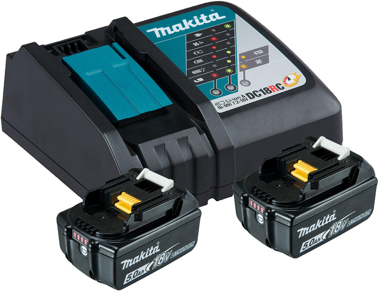 Makita oplaadsysteem set power source kit power-source kit 18v 5.0ah