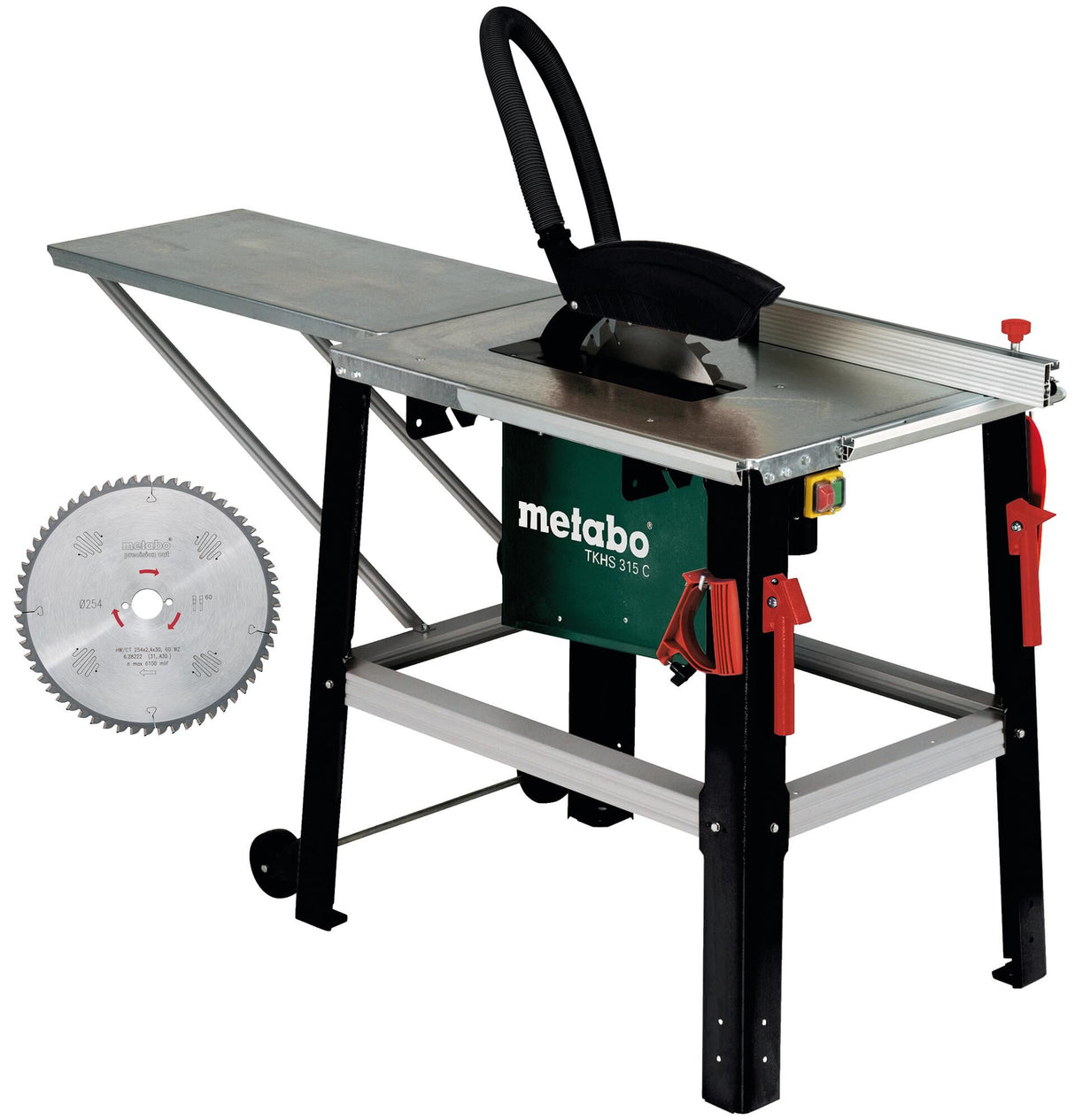 Metabo tafelcirkelzaag tkhs 315 c - 2.0 wnb set circular table saw thks 315c 2.0 wnb set
