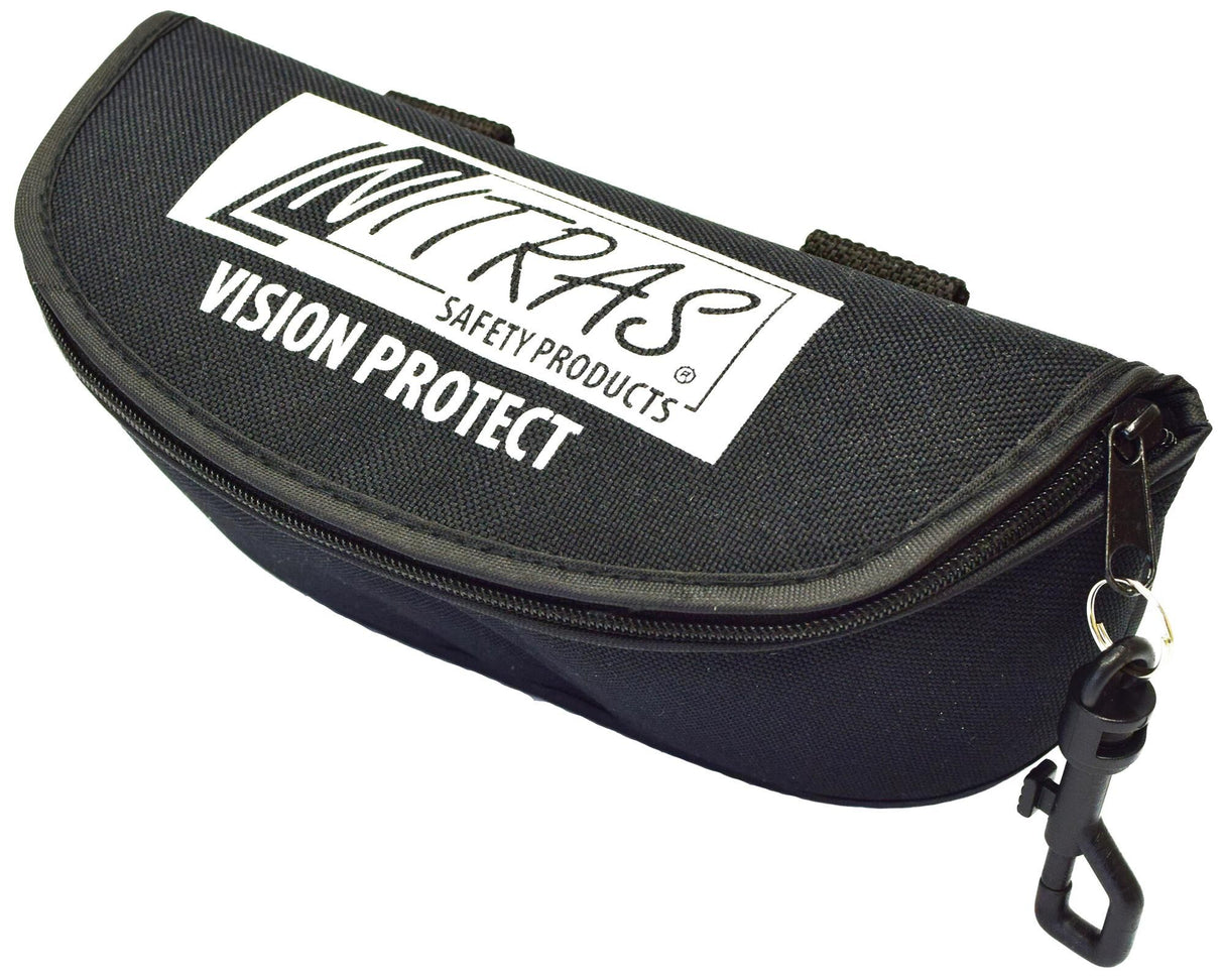 Nitras safety nitras brillenkoker glasses case black textile