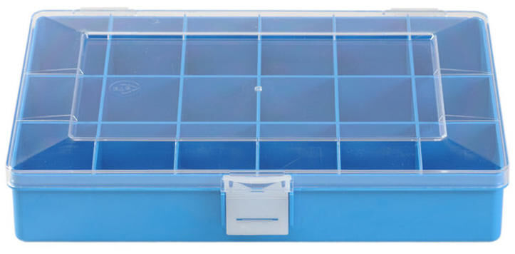 Hünersdorff ps-compact assortimenten box assortment boxes empty, 18 compartments